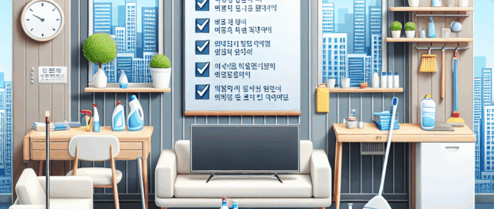 동작구 입주청소 성공을 위한 필수 팁!